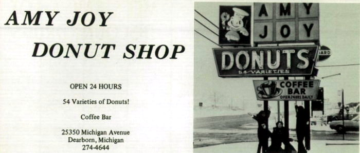 Amy Joy Donuts - Dearborn - 25350 Michigan Ave 2 - 1973 (newer photo)